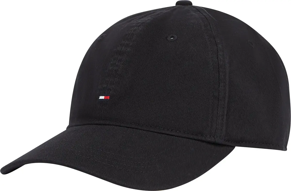Tommy Hilfiger TH FLAG SOFT 6 PANEL, BDS Siyah Erkek Şapka