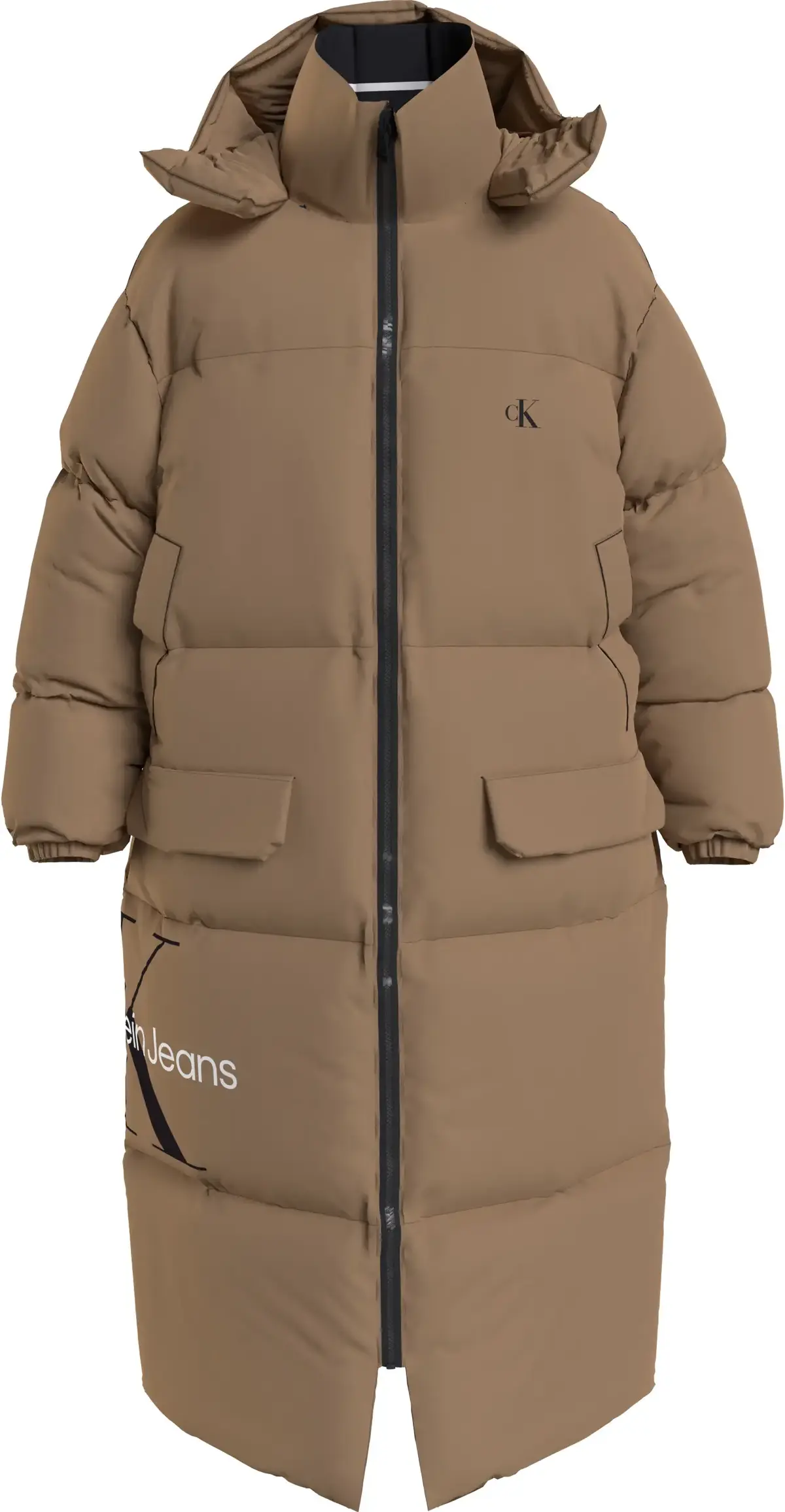 Calvin Klein ESSENTIALS NON DOWN Erkek Kahverengi Şişme Mont
