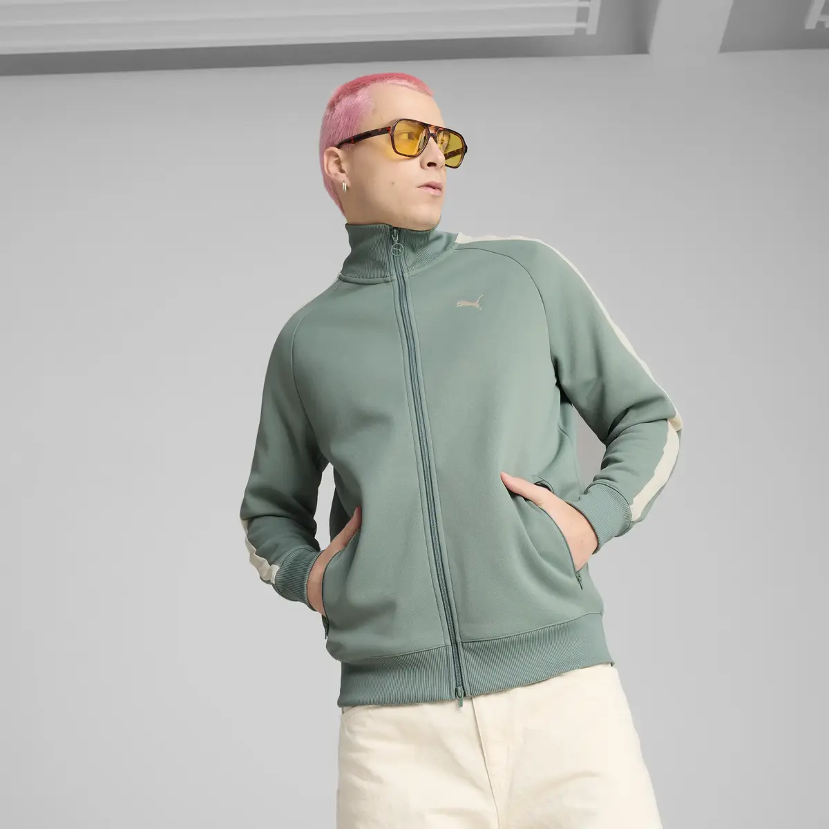 PUMA T7 ALWAYS ON Track Jacket Yeşil Erkek Ceket