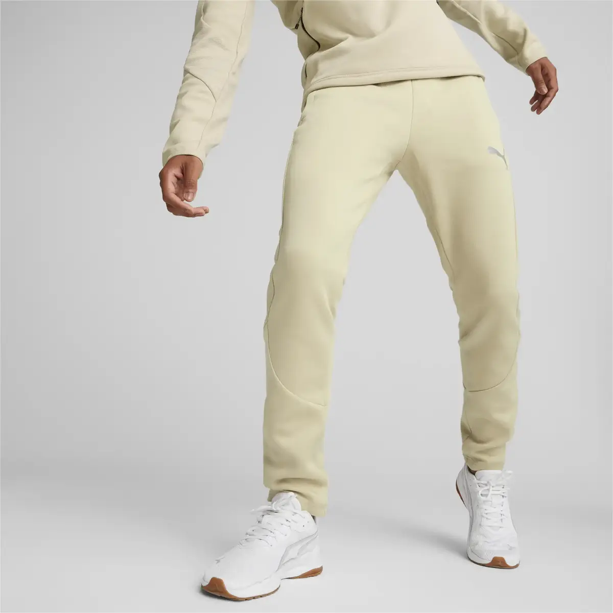 Puma EVOSTRIPE Pants Krem Erkek Eşofman Altı