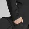 Puma EVOSTRIPE Half-Zip Crew Siyah Kadın Yarım Fermuarlı Sweatshirt