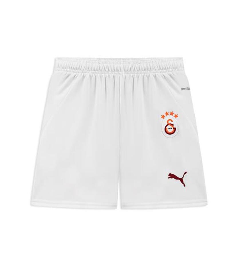 Puma GSK Shorts Jr w/o S. Galatasaray 2024/25 Beyaz Çocuk Erkek Şort