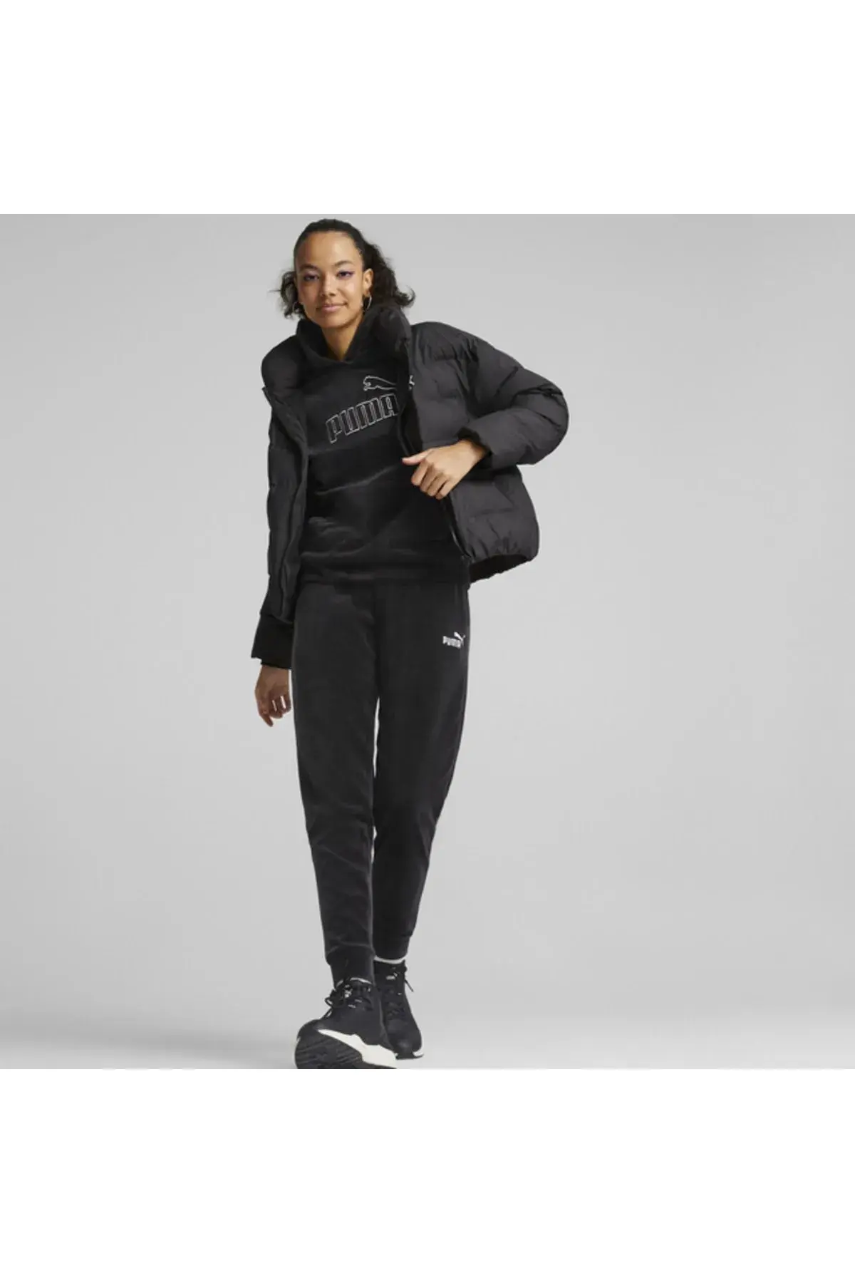 Puma Ess+ Polyball Puffer Siyah Kadın Şişme Mont
