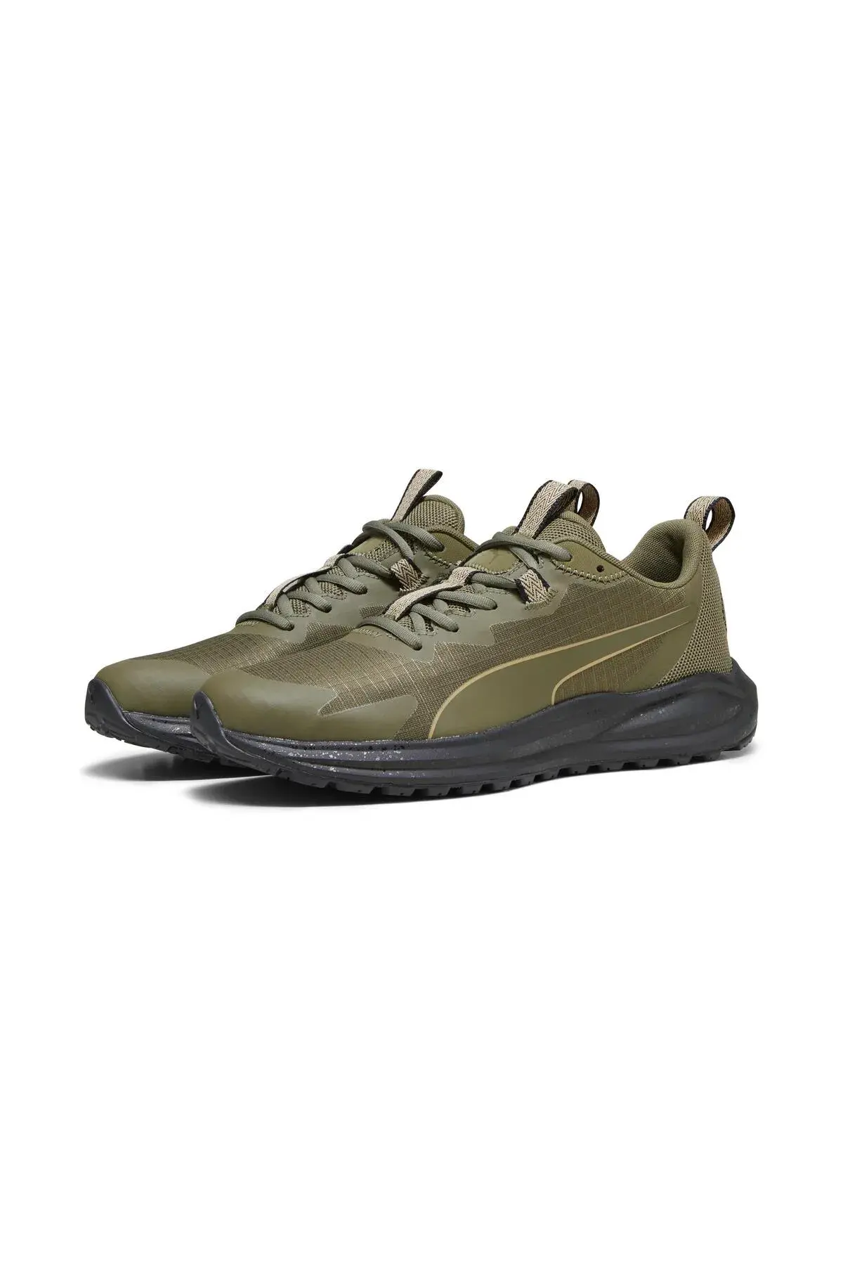 Puma Twitch Runner Trail Yeşil Unisex Yürüyüş Ayakkabısı