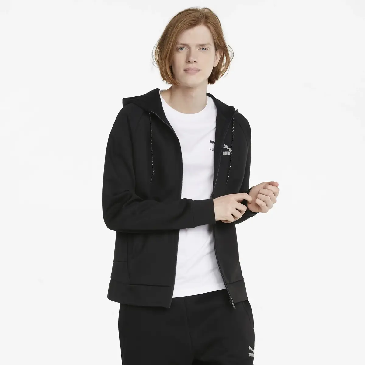 Puma Classics Tech Fz Hoodie Dk Siyah Erkek Hoodie