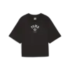 Puma CLASSICS Relaxed Tee Siyah Kadın T-Shirt