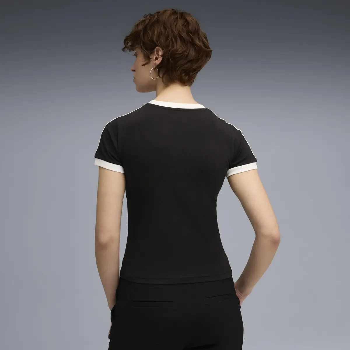 Puma T7 Slim Tee Siyah Kadın T-Shirt