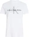 Calvin Klein SS MONOLOGO ARCHIVE Erkek Beyaz T-Shirt