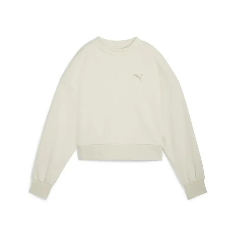 Puma CLASSICS Oversized Crew Kırık Beyaz Kadın Sweatshirt Puma CLASSICS Oversized Crew Kırık Beyaz Kadın Sweatshirt