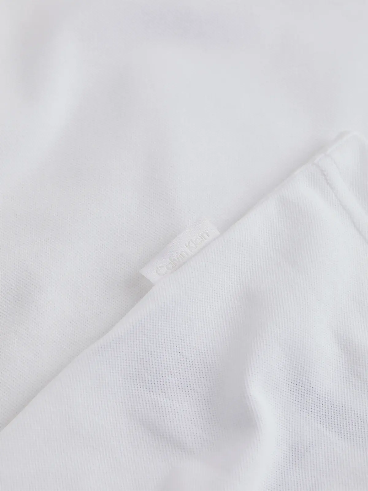 Calvin Klein Beyaz Erkek T-Shirt & Polo