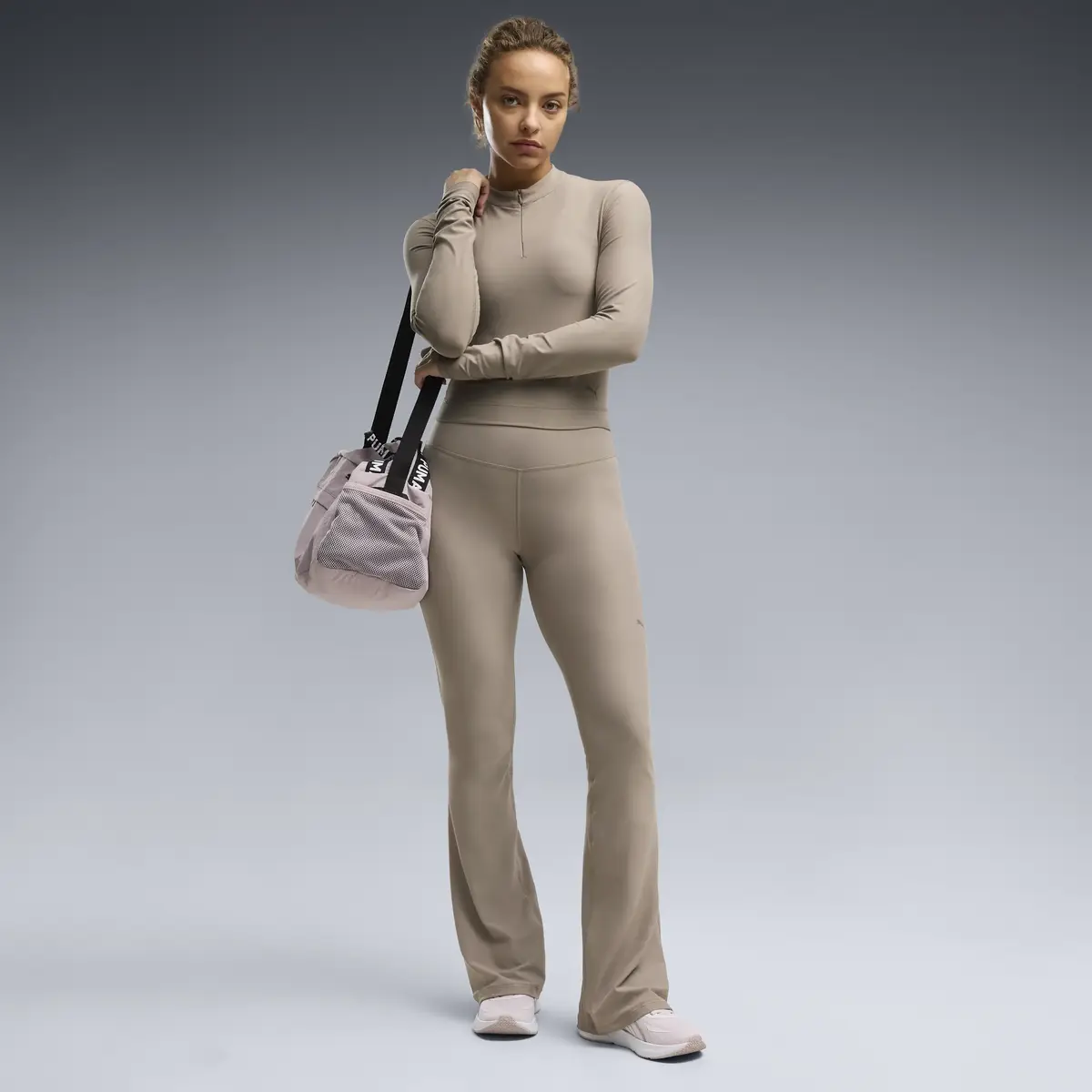 PUMA W Cloudspun Flare Tight Kahverengi Kadın Flare Tayt