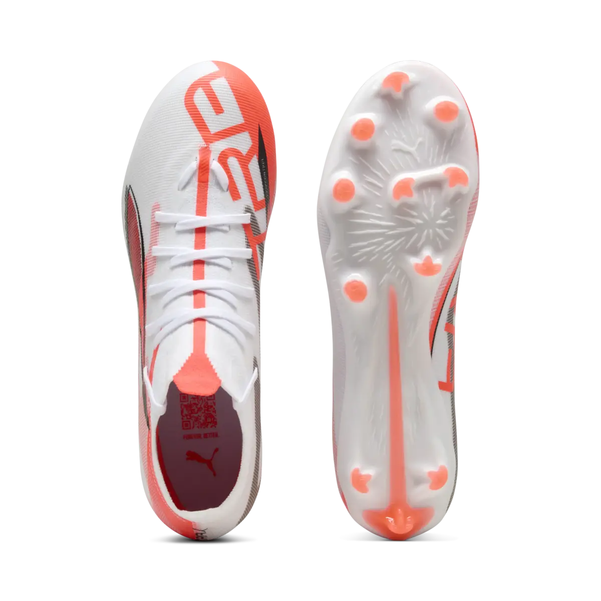 Puma ULTRA 5 MATCH+ FG/AG Beyaz Unisex Krampon