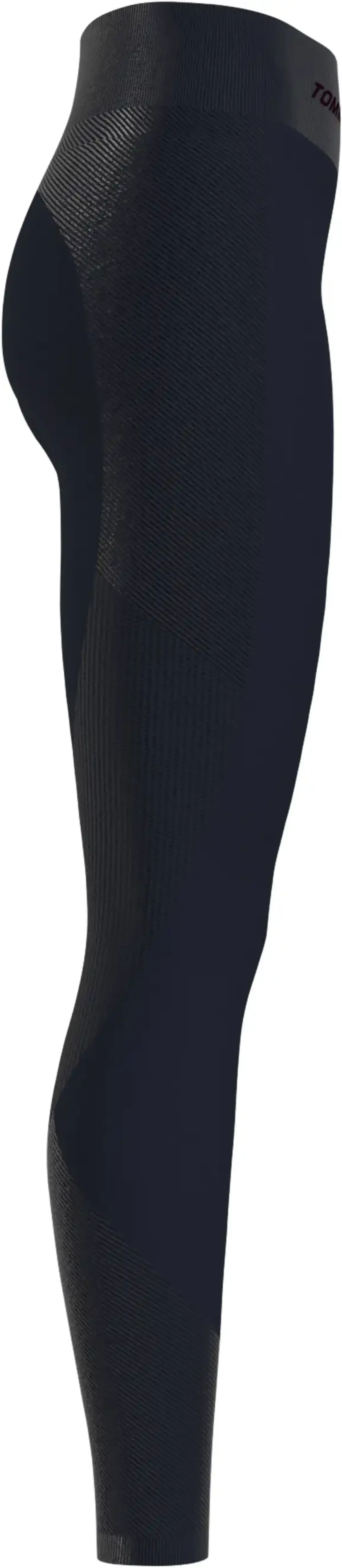 Tommy Hilfiger HW SHINY SEAMLESS LE Kadın Siyah Tayt