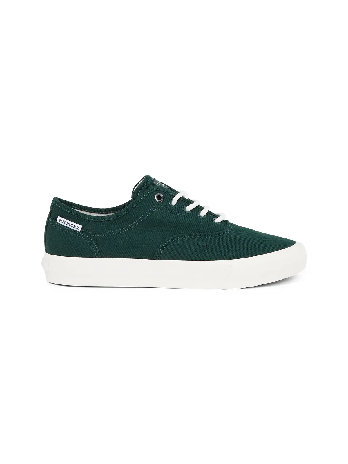 Tommy Hilfiger TH HI VULC LOW OXFOR Yeşil Erkek Spor Ayakkabı & Sneaker