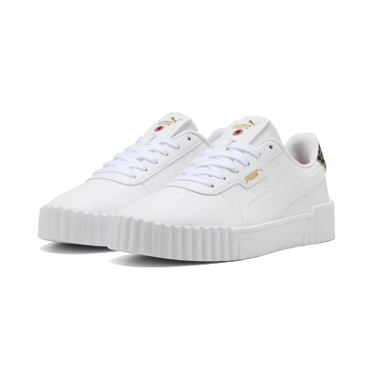Puma Carina 3.0 Animal Flair Beyaz Kadın Spor Ayakkabı