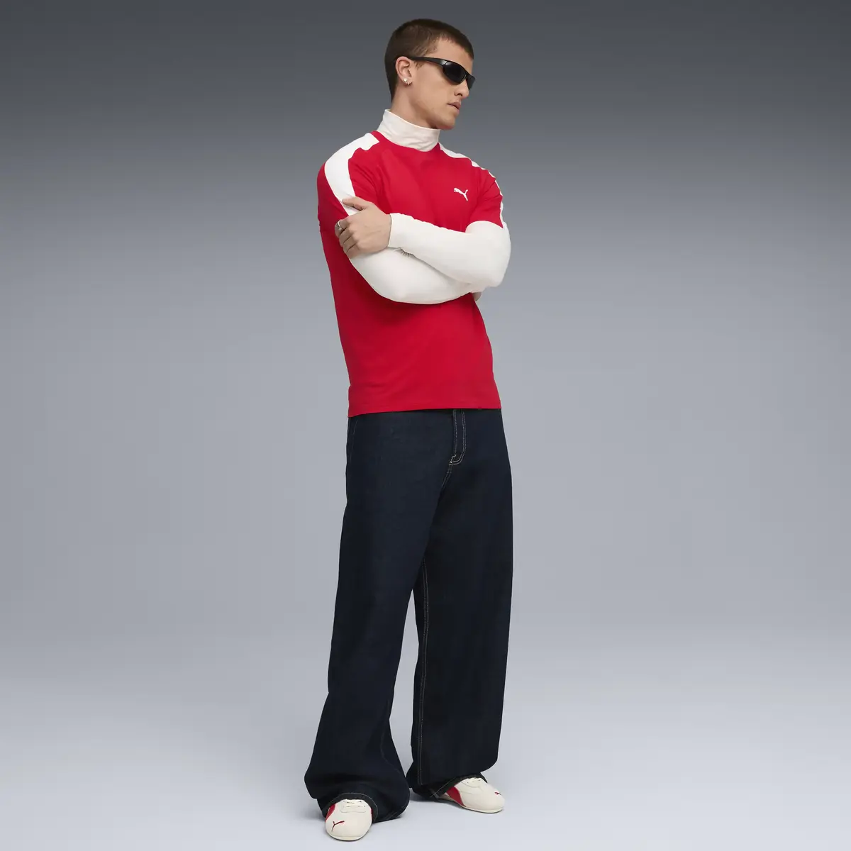 Puma T7 Tee Kırmızı Erkek T-Shirt