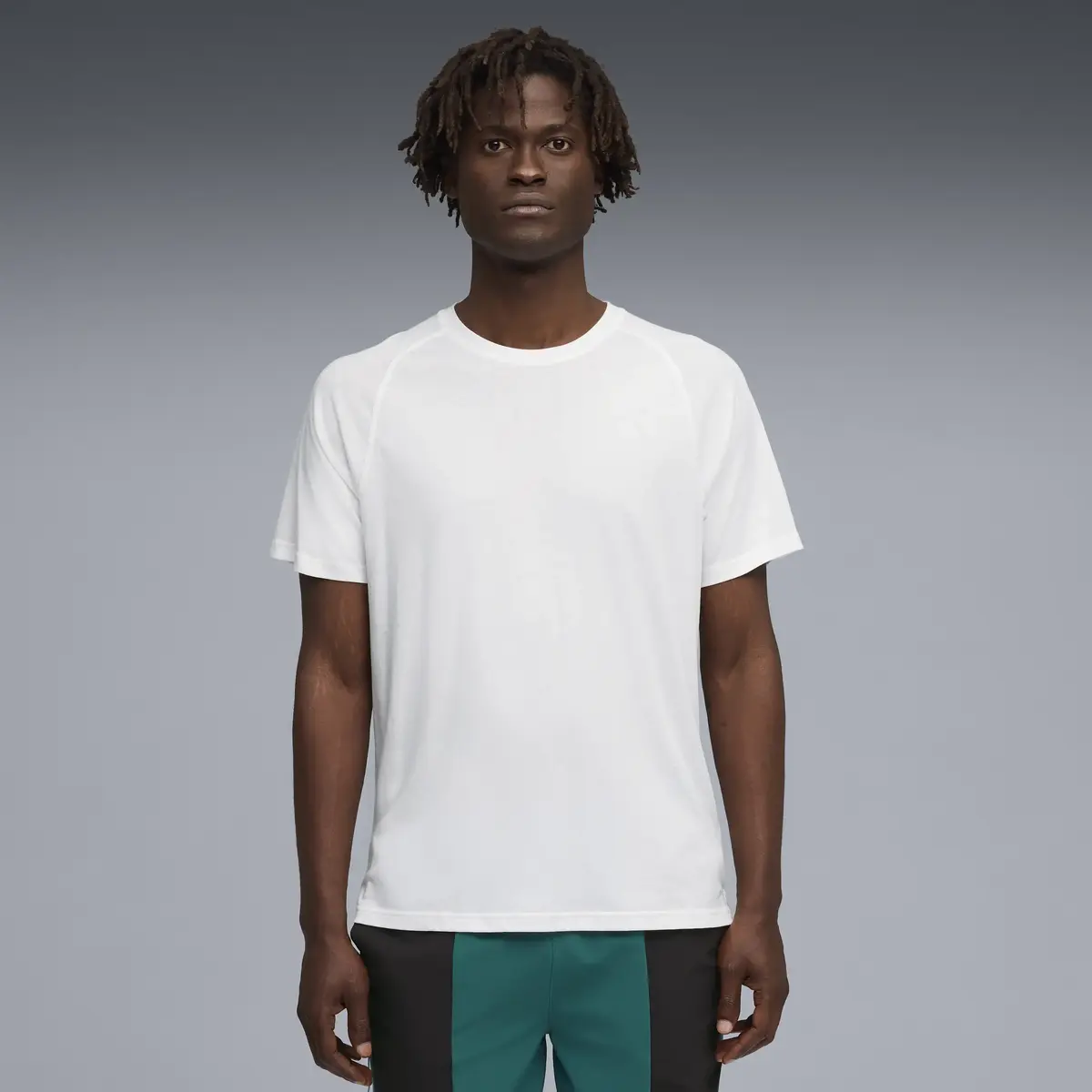 Puma M PWRTRAIN TRIBLEND TEE Beyaz Erkek T-Shirt