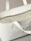 Calvin Klein SCULPTED MINI EW TOTE Bej Kadın El Çantası Calvin Klein SCULPTED MINI EW TOTE Bej Kadın El Çantası