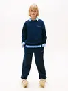 Tommy Hilfiger Kids Mini Corp Crew Neck Sweatshirt Set Lacivert Unisex Çocuk Eşofman Takımı