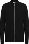 Calvin Klein SUPERIOR WOOL ZIP TH Erkek Siyah Kazak