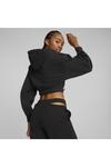 Puma Classics Cropped Hoodie Tr Siyah Kadın Hoodie