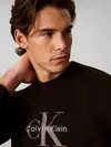 Calvin Klein CL LS 350TERRY MNLG, UB1 Siyah Erkek Sweatshirt