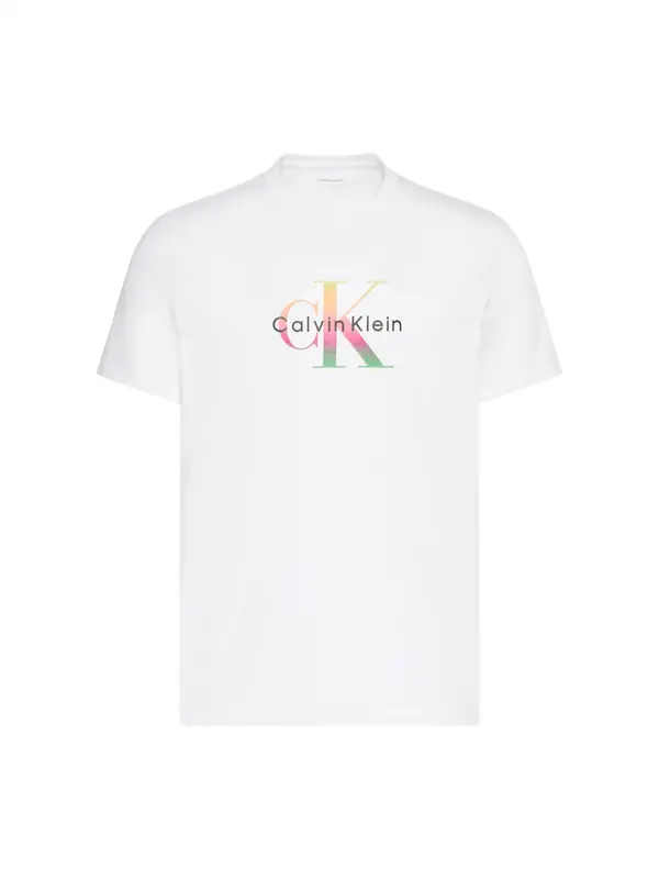 Calvin Klein SS 20S CK PRIDE26 GR, YAA Beyaz Erkek T-Shirt