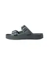 Calvin Klein ERGON EVA DOUBLE BAR Koyu Gri Erkek Terlik