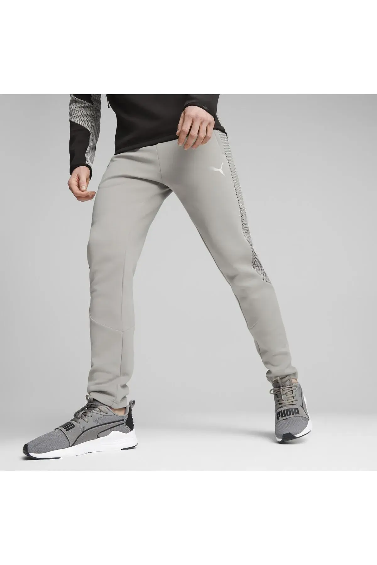 Puma EVOSTRIPE Pants DK Gri Erkek Eşofman Altı
