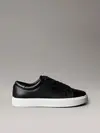 Calvin Klein CLEAN CUP LOW LACEUP PERF LTH Siyah Erkek Günlük Spor Ayakkabı