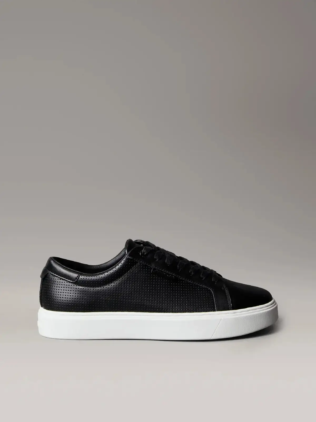 Calvin Klein CLEAN CUP LOW LACEUP PERF LTH Siyah Erkek Günlük Spor Ayakkabı