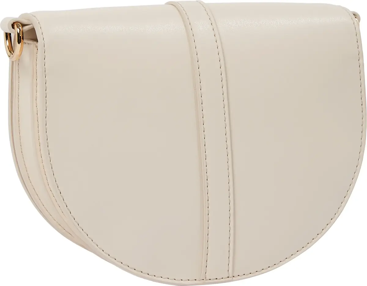 Tommy Hilfiger TH HERITAGE SADDLE B, AA8 Krem Kadın Çanta