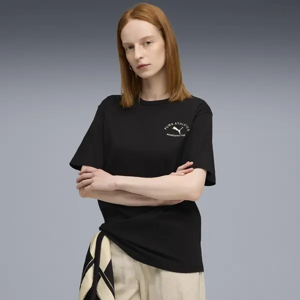 Puma PUMA CLASS Relaxed Tee Siyah Kadın T-Shirt