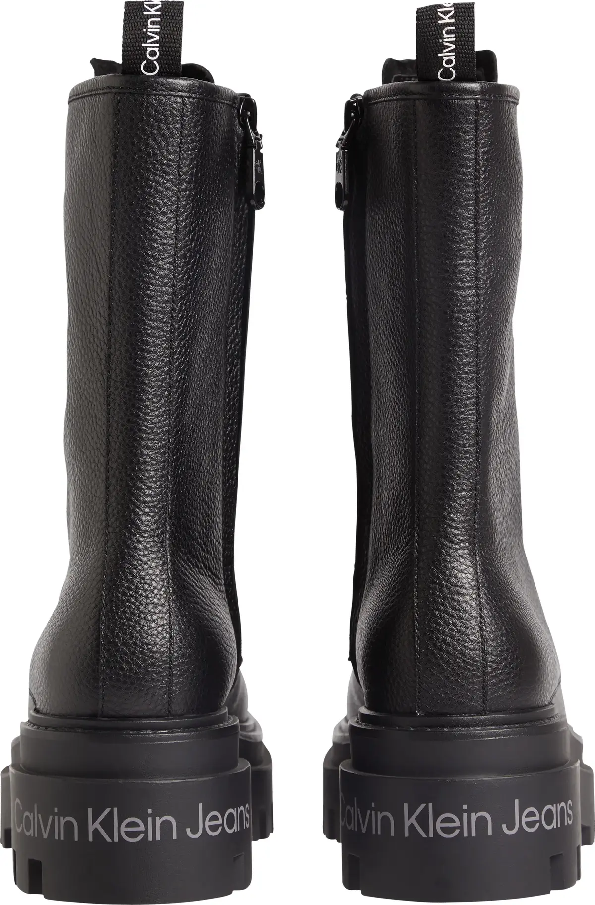 Calvin Klein FLATFORM MID LACEUP Kadın Siyah Bot