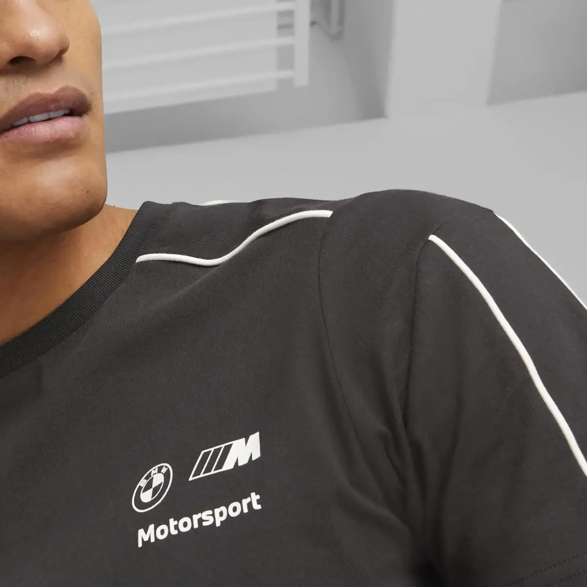 Puma BMW MMS MT7 Tee Siyah Erkek/Unisex T-Shirt