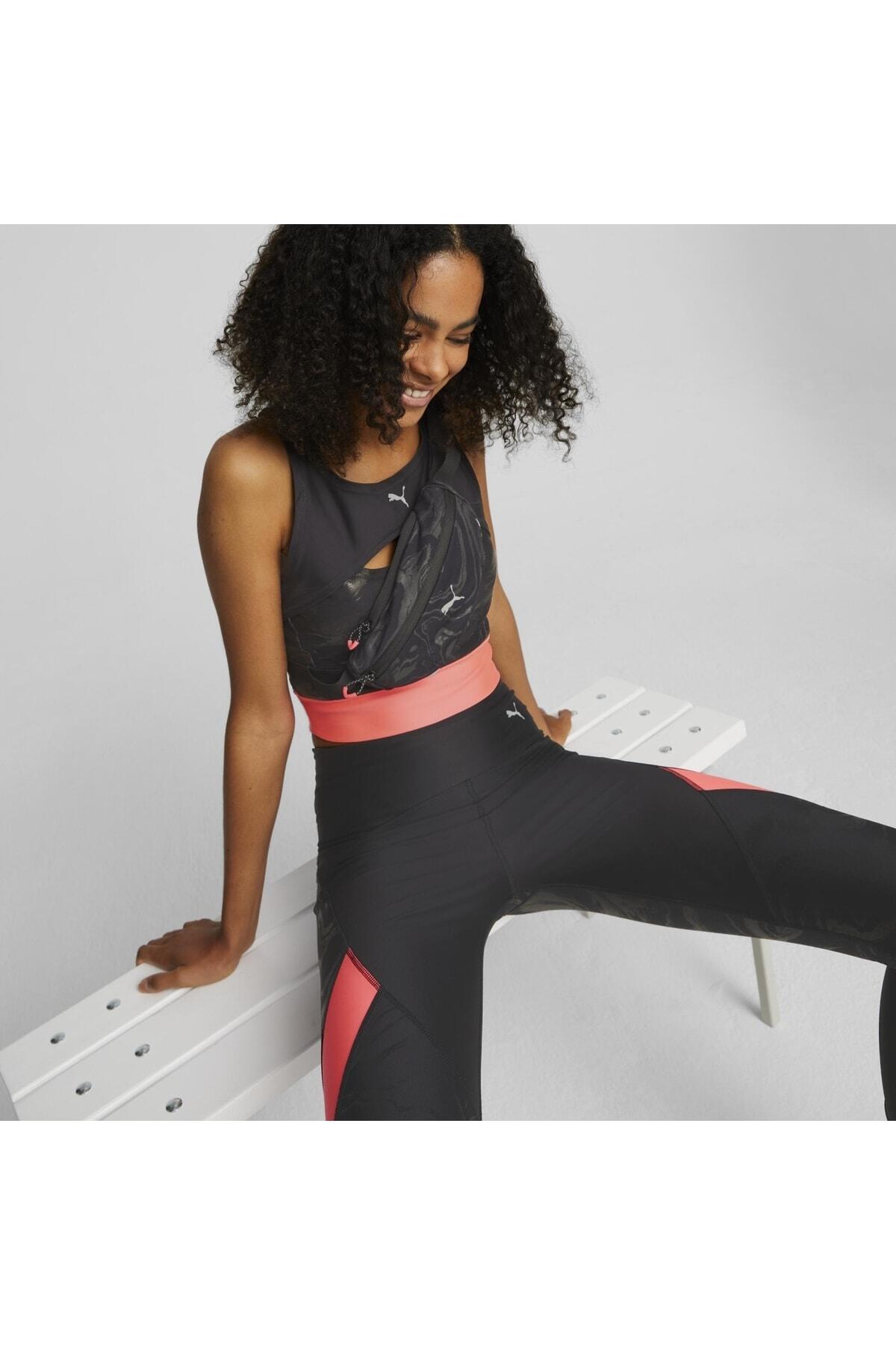 Puma PR Classic Siyah Desenli Kadın Bel Çantası