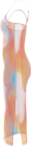 Calvin Klein MID DRESS-PRINT Kadın Sarı Elbise