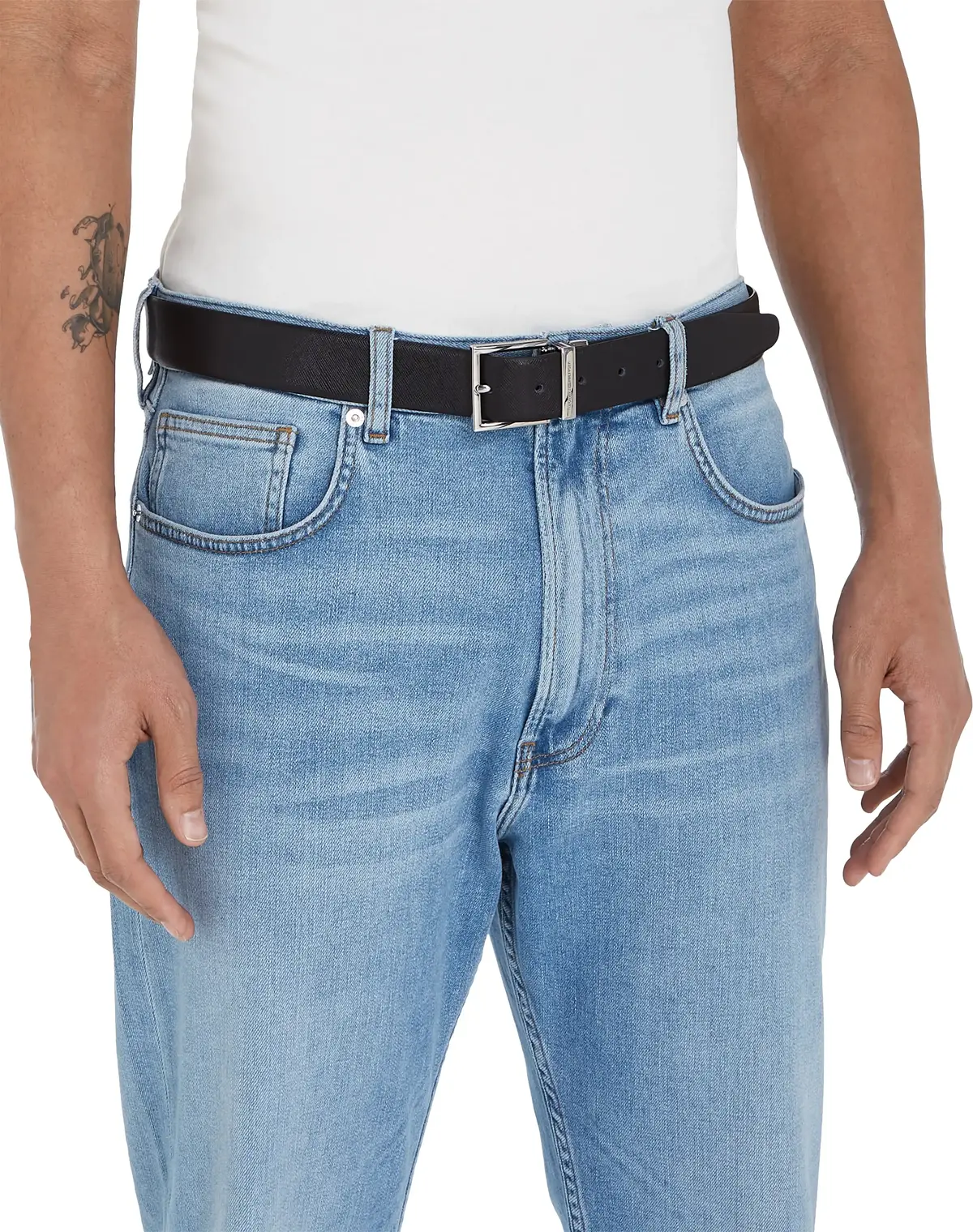 Tommy Hilfiger HUDSON 3.5 REV, GB6 Siyah Erkek Kemer