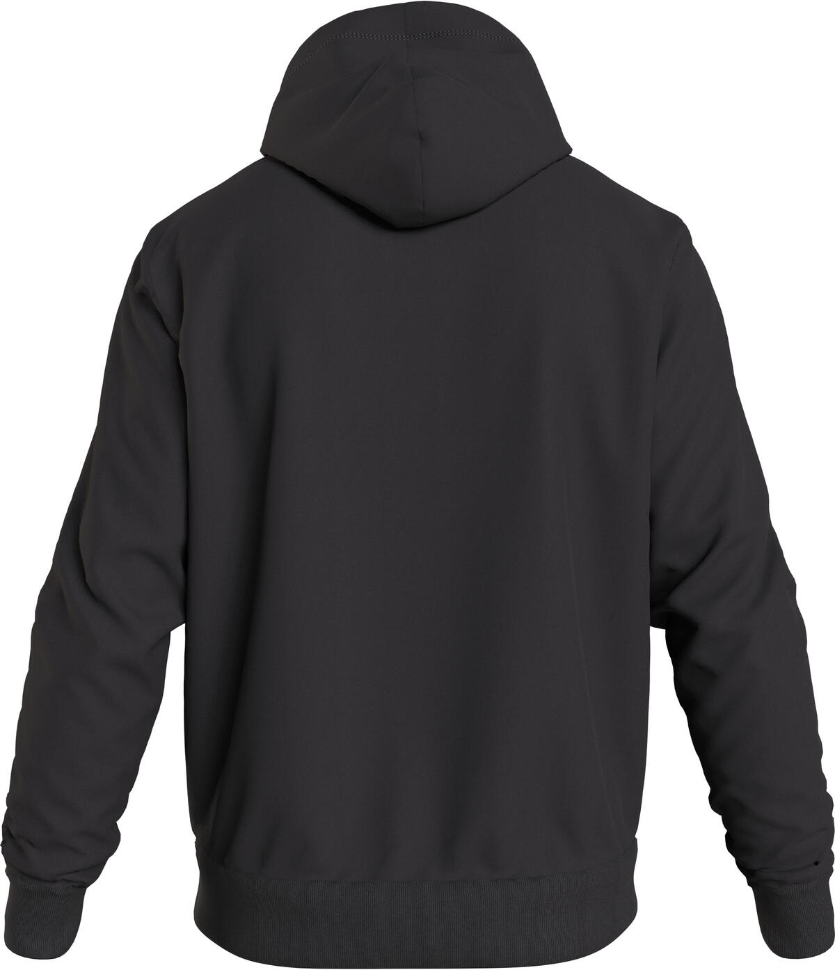 Calvin Klein WAVE LINES HERO LOGO Erkek Siyah Hoodie