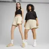 PUMA PREMIUM ESS A-Line Shorts Bej Kadın Şort