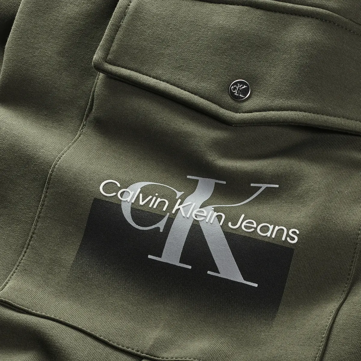 Calvin Klein GRADIENT LOGO CARGO Erkek Haki Eşofman Altı
