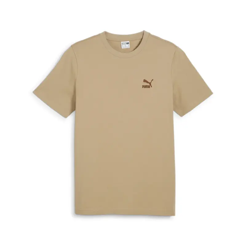 Puma CLASSICS Small Logo Tee Açık Kahve Erkek T-Shirt