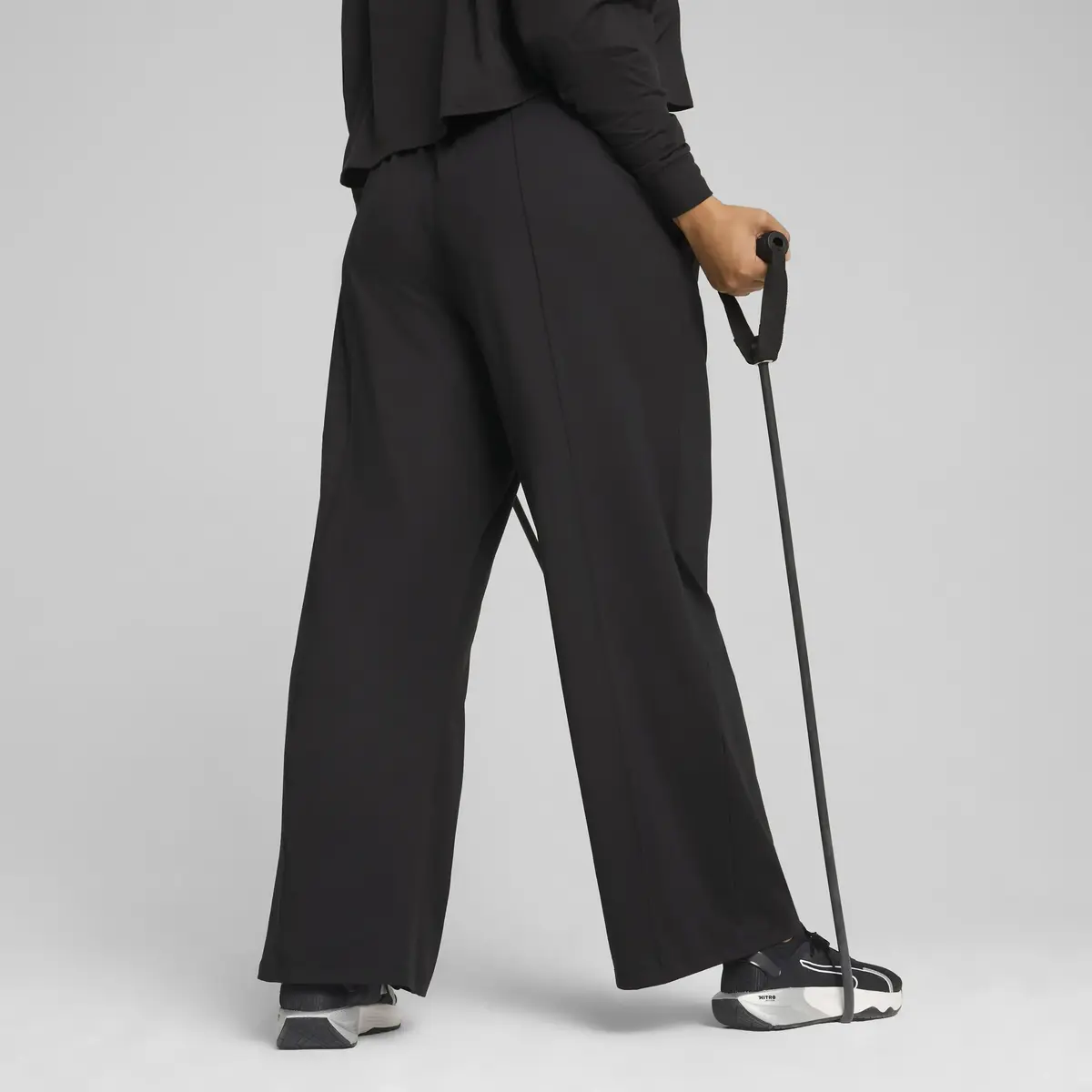 Puma CLOUDSPUN HW WIDE LEG PANT Siyah Kadın Eşofman Altı