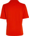 Tommy Hilfiger 1985 REG PIQUE POLO Kadın Kırmızı Polo T-Shirt