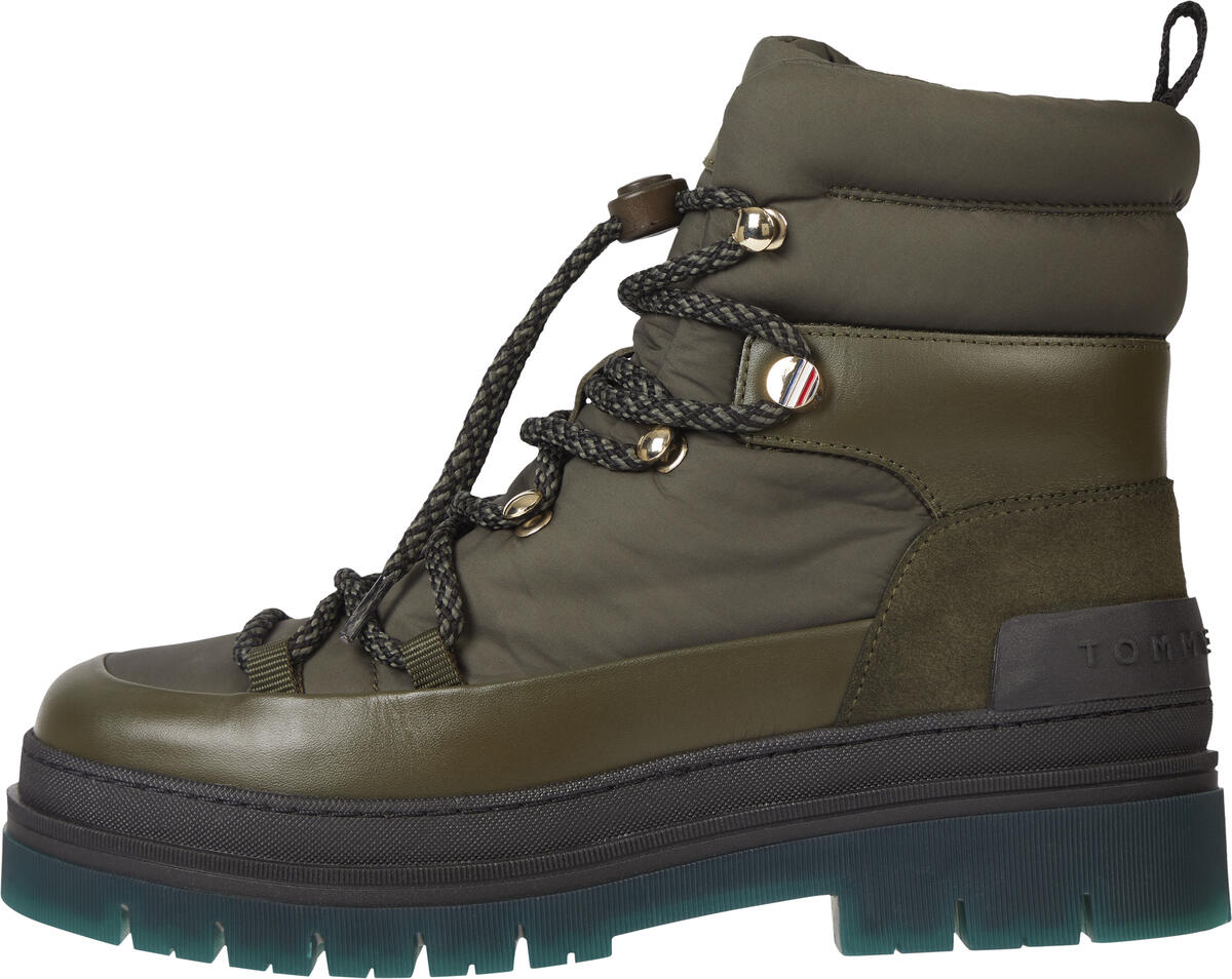 Tommy Hilfiger LACED OUTDOOR BOOT Kadın Haki Bot