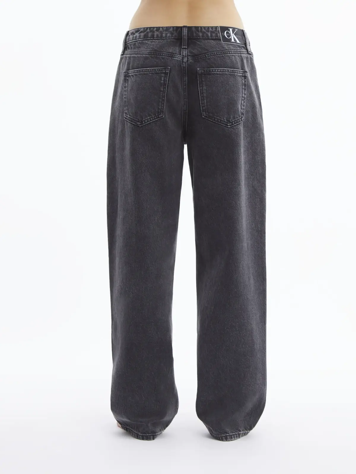 Calvin Klein 90s STRAIGHT Kadın Antrasit Kot Pantolon
