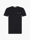 Calvin Klein CHEST INSTITUTIONAL Erkek Siyah T-Shirt