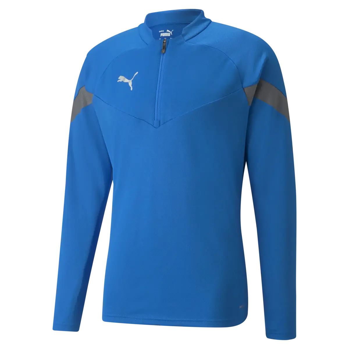 Puma teamFINAL Training 1/4 Zip Top Electric Beyaz Erkek Sweatshirt