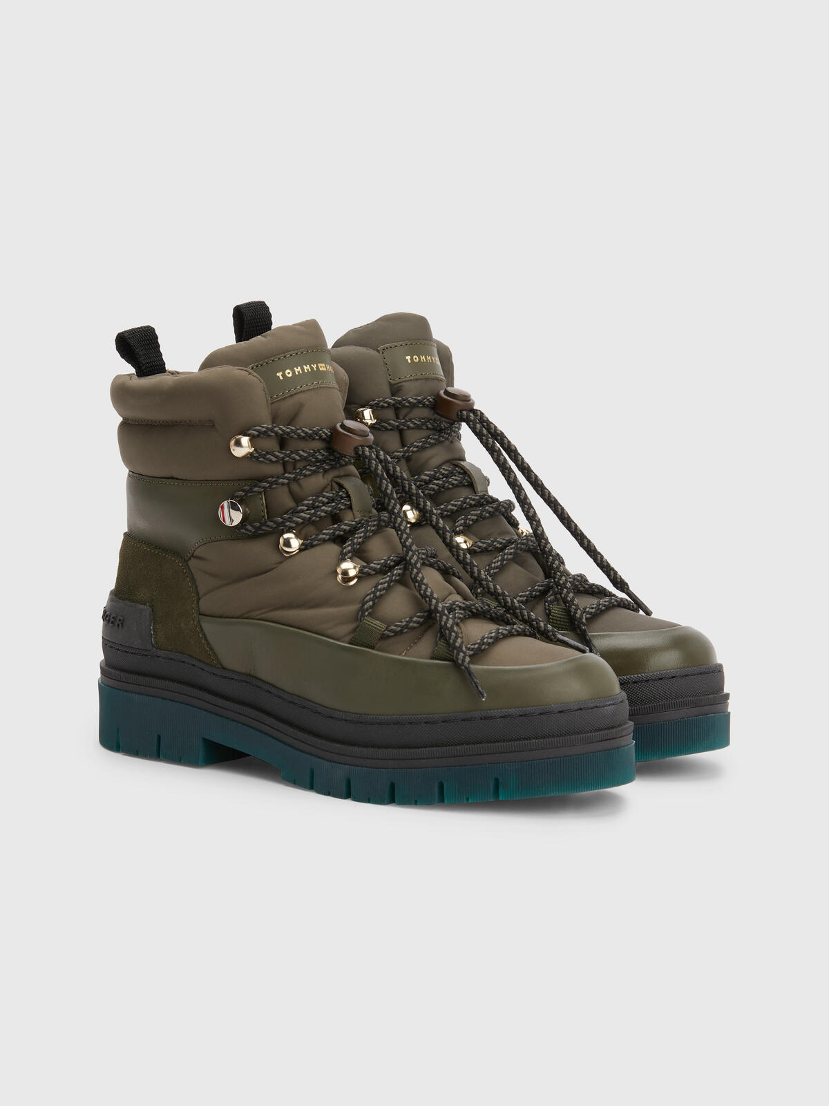 Tommy Hilfiger LACED OUTDOOR BOOT Kadın Haki Bot