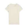 Puma ESS ELEVATED Tee Krem Kadın T-Shirt